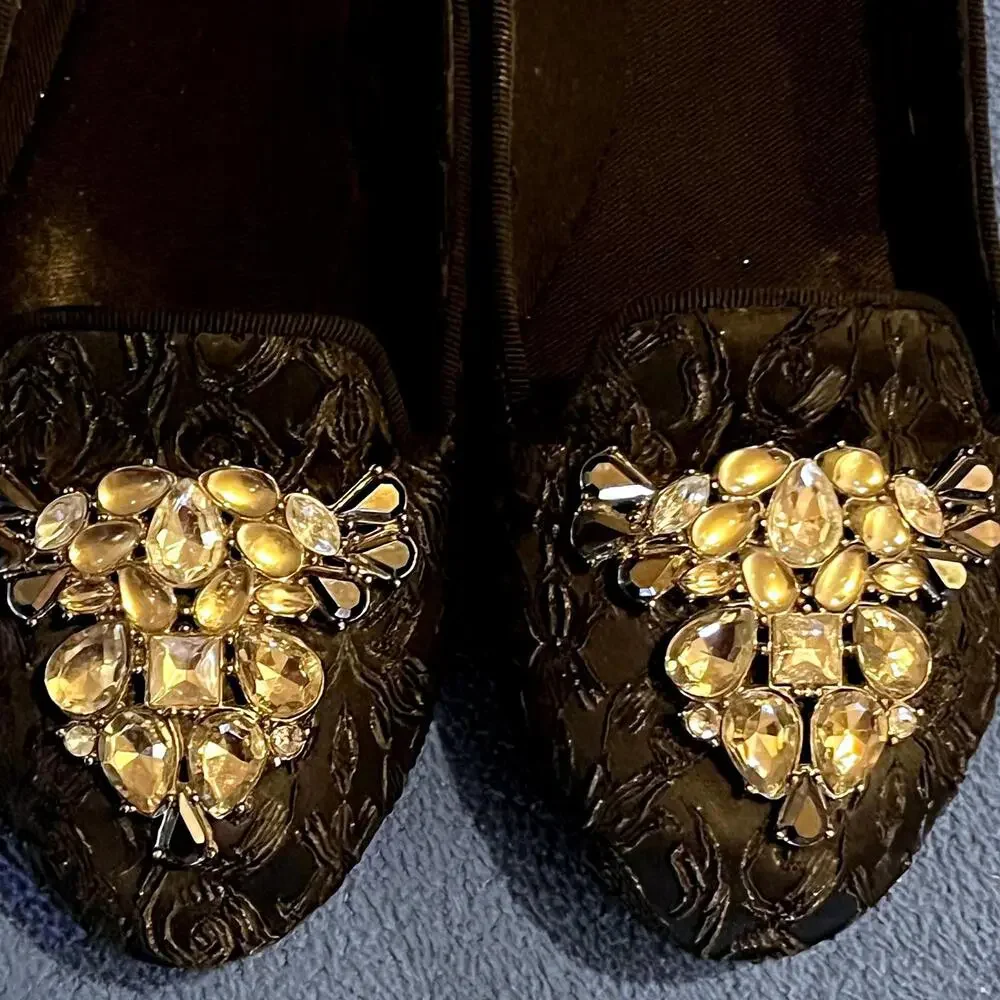 Simply Vera Vera Wang Jewel Embellished Slipper Flats - Picture 5 of 8